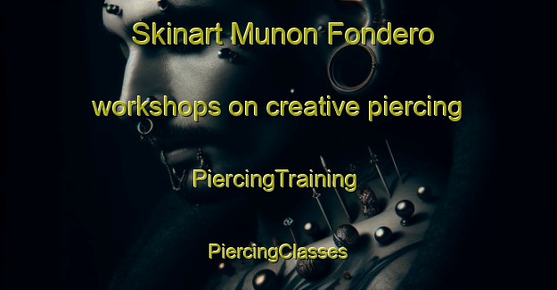 Skinart Munon Fondero workshops on creative piercing | #PiercingTraining #PiercingClasses #SkinartTraining-Spain