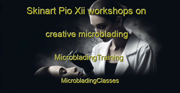 Skinart Pio Xii workshops on creative microblading | #MicrobladingTraining #MicrobladingClasses #SkinartTraining-Spain