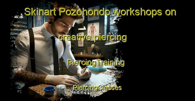 Skinart Pozohondo workshops on creative piercing | #PiercingTraining #PiercingClasses #SkinartTraining-Spain