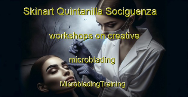 Skinart Quintanilla Sociguenza workshops on creative microblading | #MicrobladingTraining #MicrobladingClasses #SkinartTraining-Spain