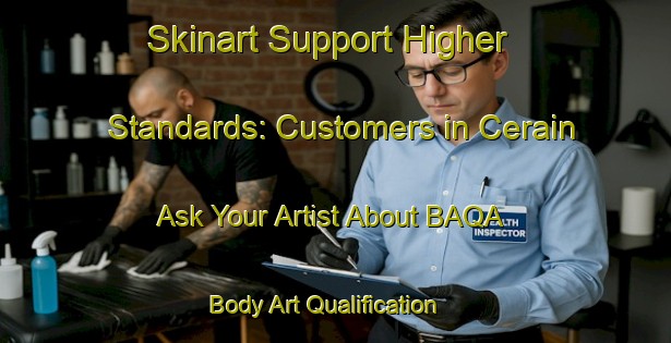 Skinart Support Higher Standards: Customers in Cerain - Ask Your Artist About BAQA | Body Art Qualification Authority | BAQA-Spain