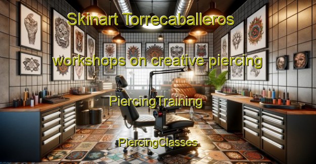 Skinart Torrecaballeros workshops on creative piercing | #PiercingTraining #PiercingClasses #SkinartTraining-Spain